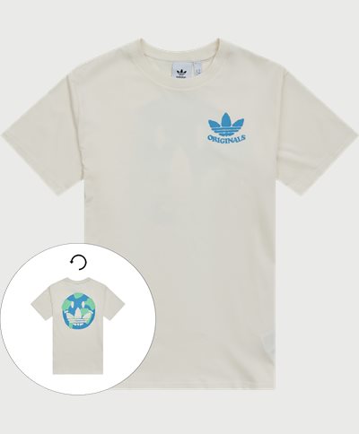Adidas Originals T-shirts HAPPY EARTH TEE HI2962 Vit